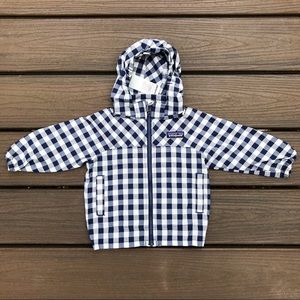 COPY - Patagonia Baby High Sun Jacket - Navy Ging…